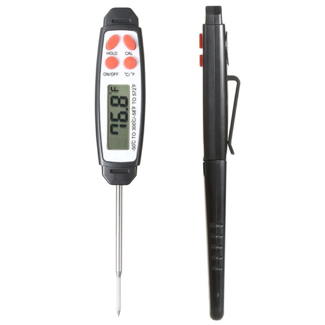 Maataki Roa Inamata Panui Panui Panui Hoahoa BBQ Roasting Griller Thermometer (ESG13891)